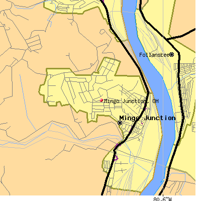 Mingo Junction map