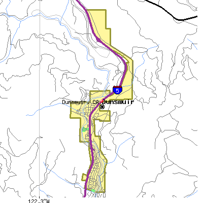 Dunsmuir map