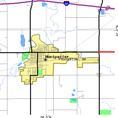 Montpelier map