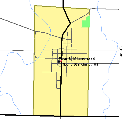 Mount Blanchard map