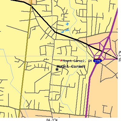 Mount Carmel map