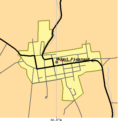Mount Pleasant map