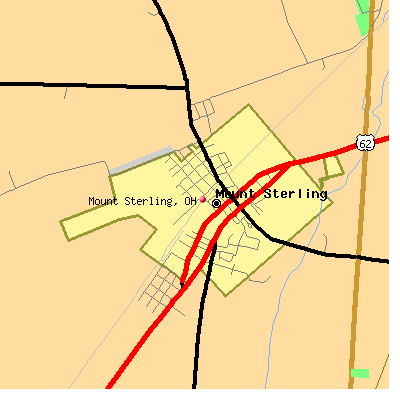 Mount Sterling map