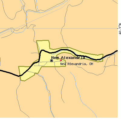 New Alexandria map