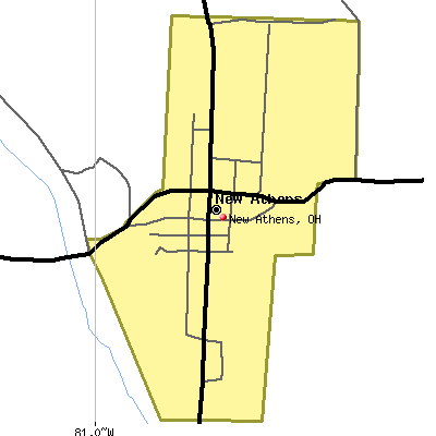 New Athens map