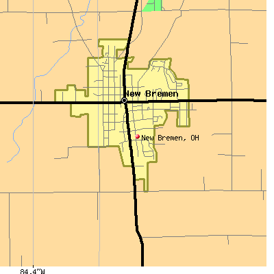 New Bremen map