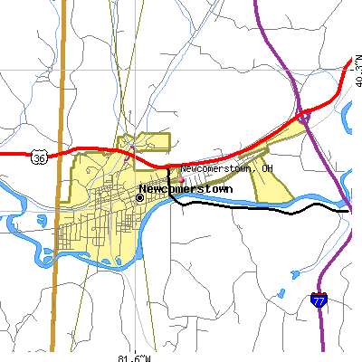 Newcomerstown map