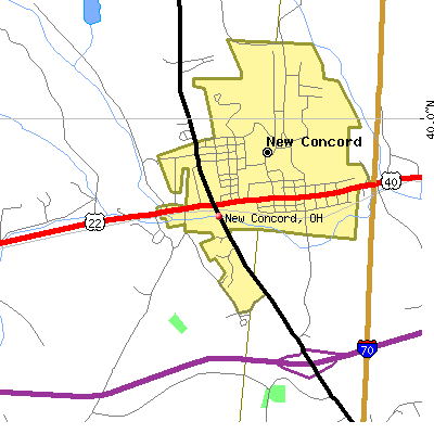 New Concord map