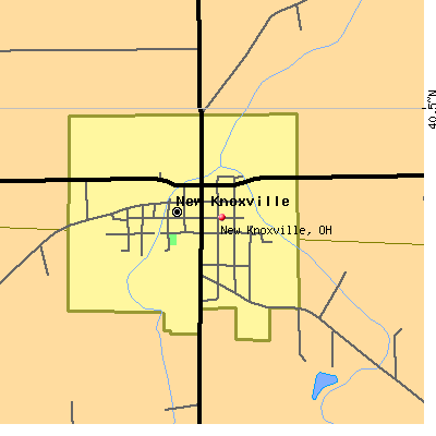 New Knoxville map