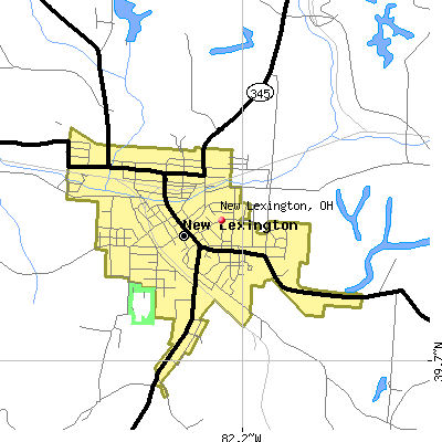New Lexington map