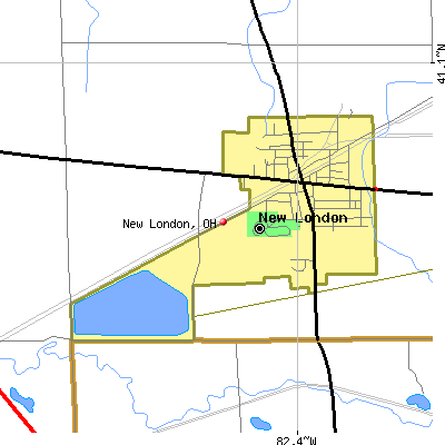 New London map