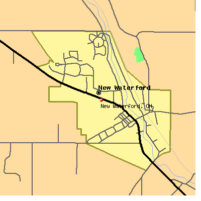 New Waterford map