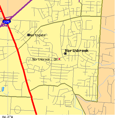 Northbrook map