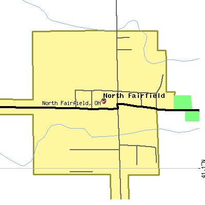 North Fairfield map