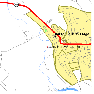 North Fork Village map
