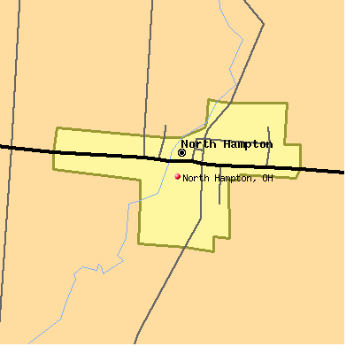 North Hampton map
