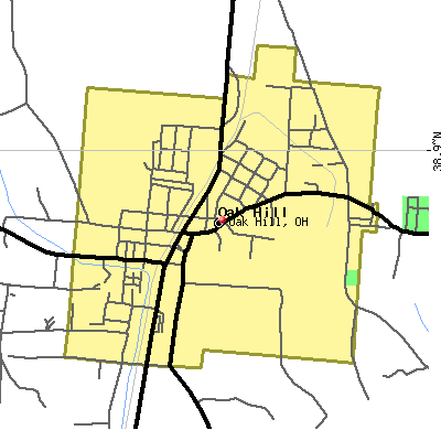 Oak Hill map