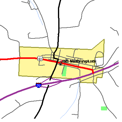 Old Washington map