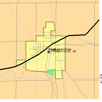 Pemberville map