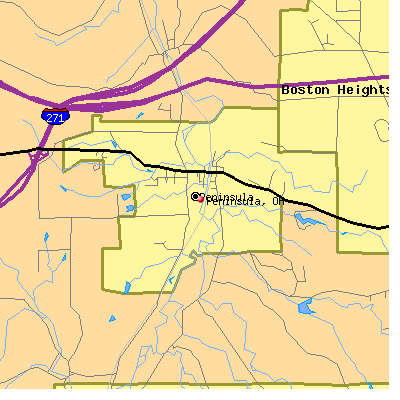Peninsula map