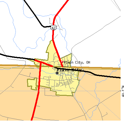 Plain City map