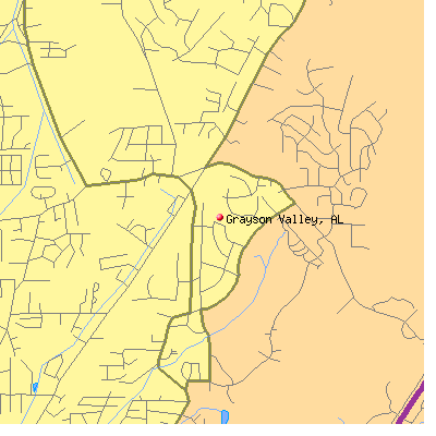 Grayson Valley map