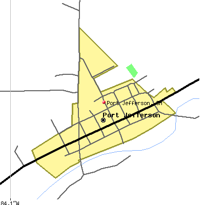 Port Jefferson map