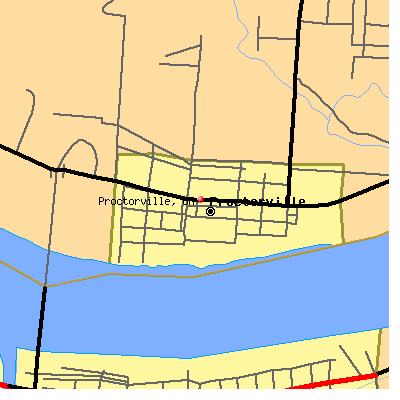Proctorville map