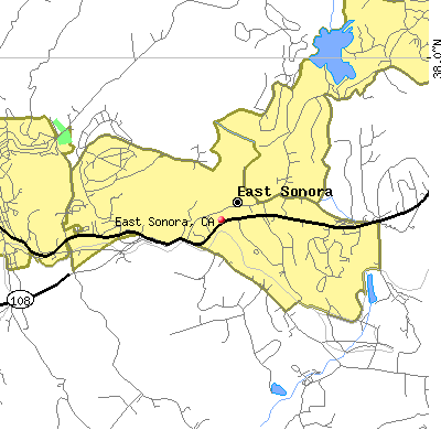 East Sonora map