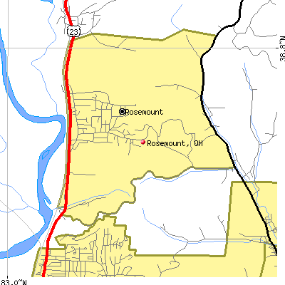 Rosemount map