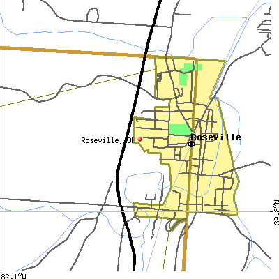 Roseville map