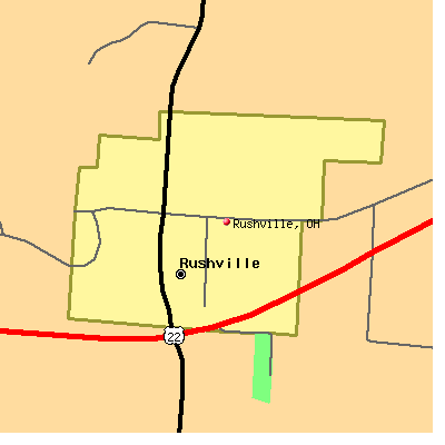 Rushville map