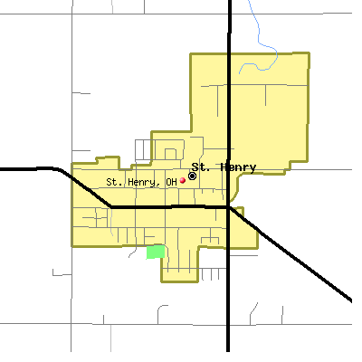 St. Henry map