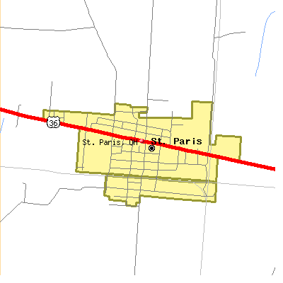 St. Paris map