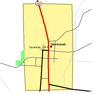 Savannah map