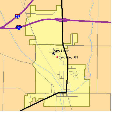 Seville map