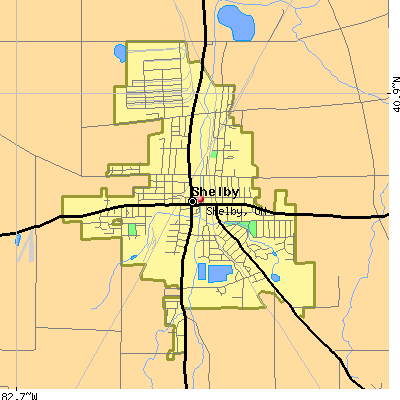 Shelby map