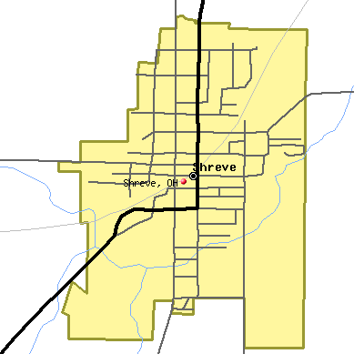 Shreve map