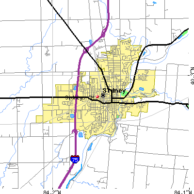 Sidney map