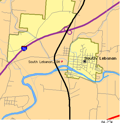 South Lebanon map