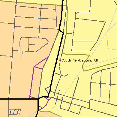 South Middletown map