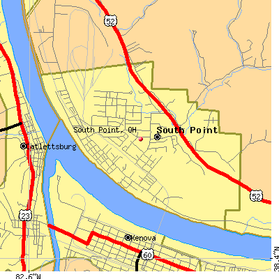 South Point map