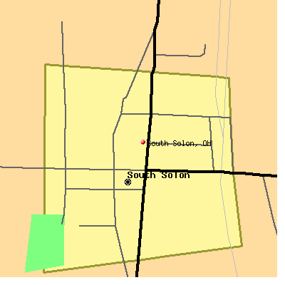South Solon map