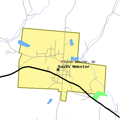 South Webster map