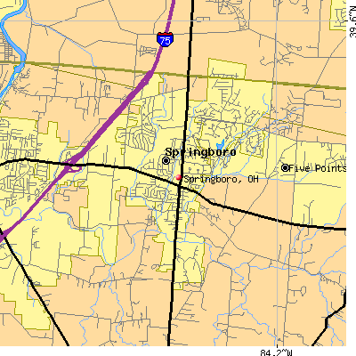 Springboro map