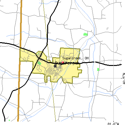 Sugarcreek map