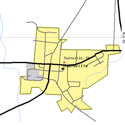 Thornville map
