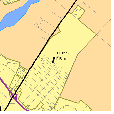 El Rio map