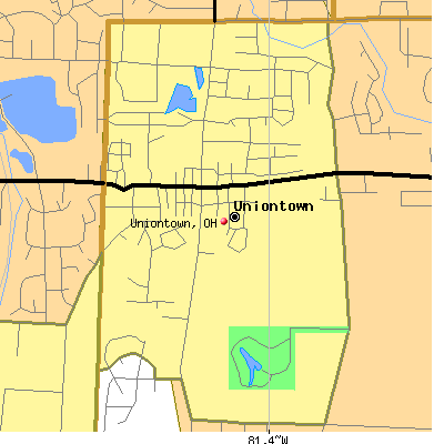 Uniontown map