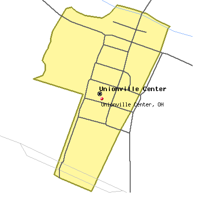 Unionville Center map